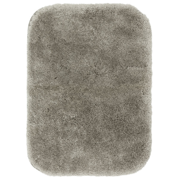 Ebern Designs Gabar Rectangular Nylon NonSlip Solid Bath Rug & Reviews